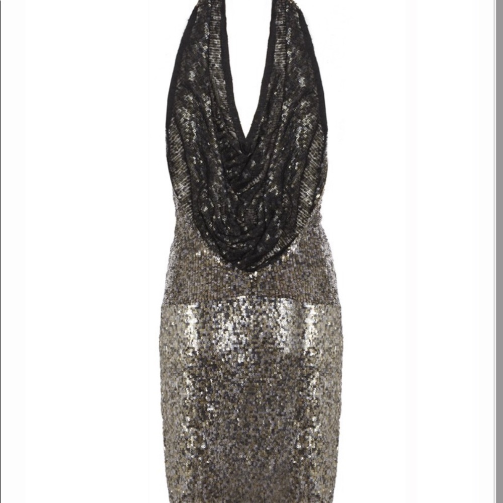 BNWT All Saints Balentina halter backless dress